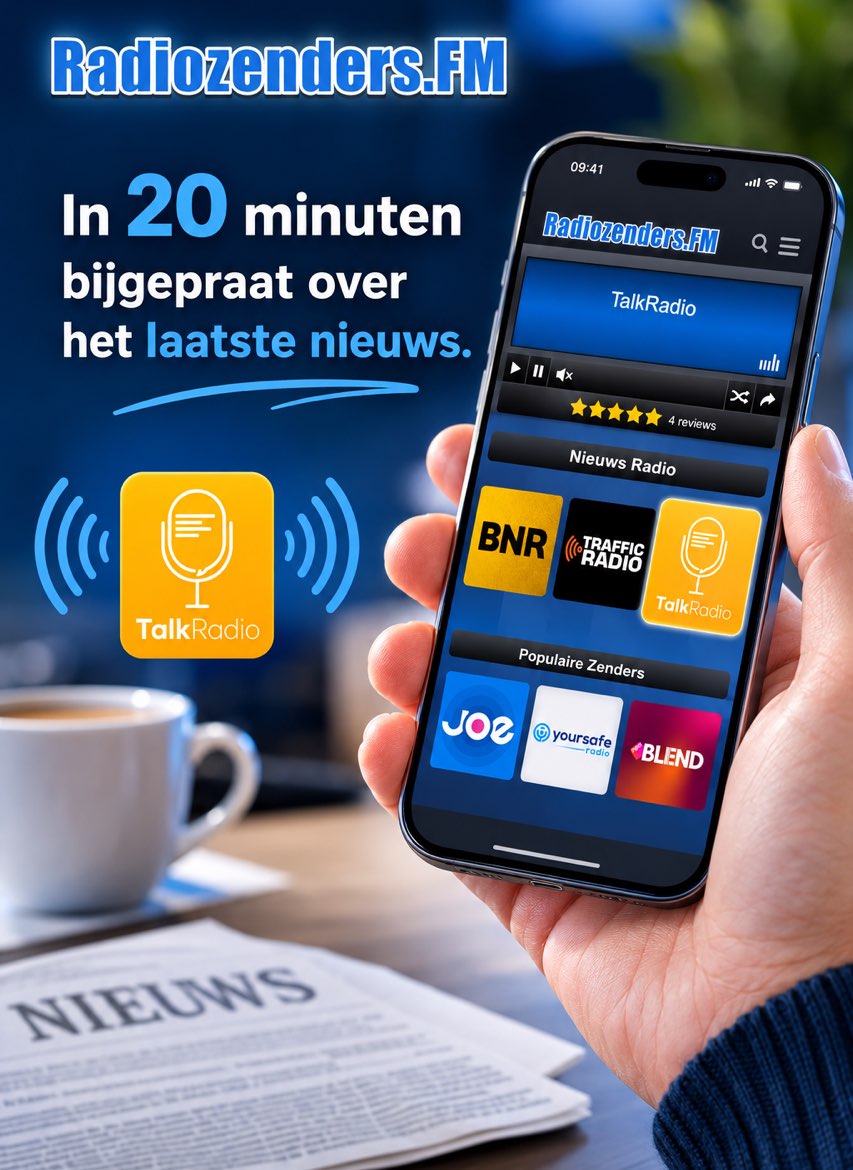 AI nieuwszender TalkRadio op Radiozenders.FM