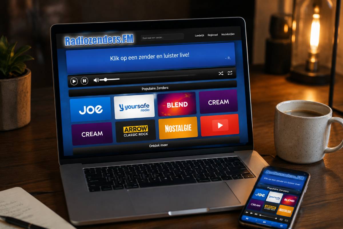 Alle Nederlandse radiozenders online op één overzichtelijke website te beluisteren, via Radiozenders.FM