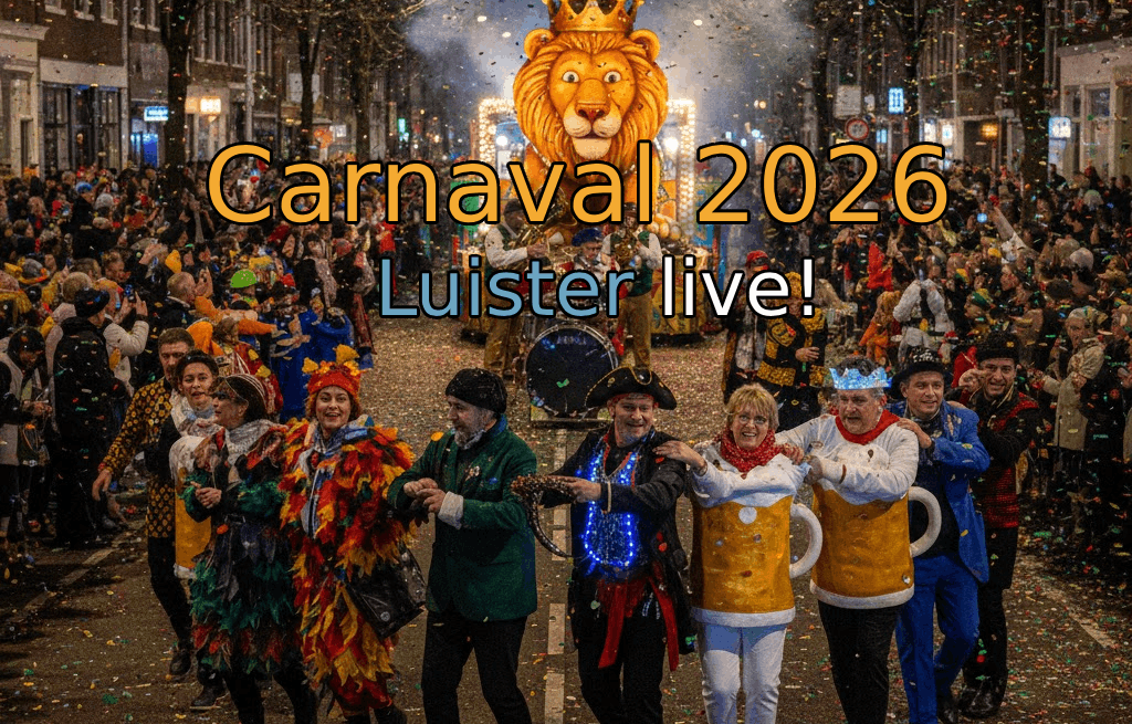 Carnavalsmuziek 2026, luister je hier!
