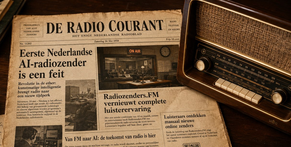 De Radio Courant met klassieke radio en nieuws over Radiozenders.FM
