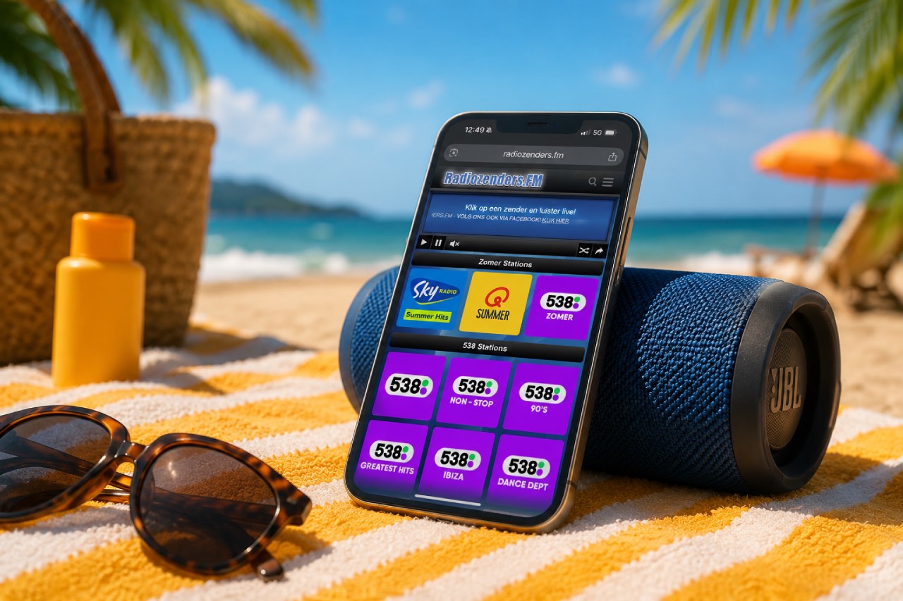 Radio luisteren op vakantie met Radiozenders.FM!