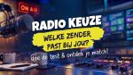 Radiokeuze tool - Vind jouw ideale radiozender met de radio luistertest op Radiozenders.FM